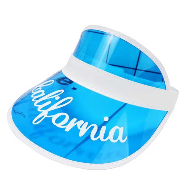 Пластиковый козырёк от солнца "CALIFORNIA" голубой