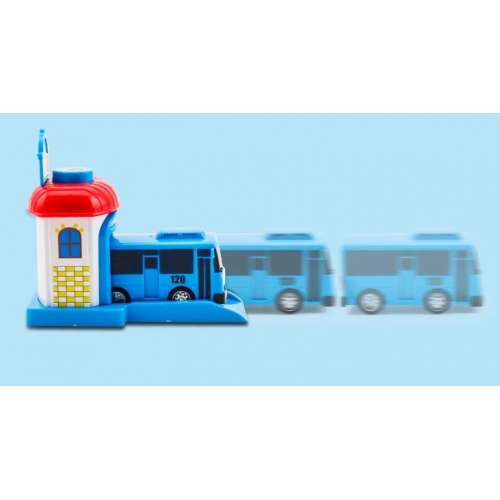 Автобус "Тайо" с гаражом (цвет на выбор)