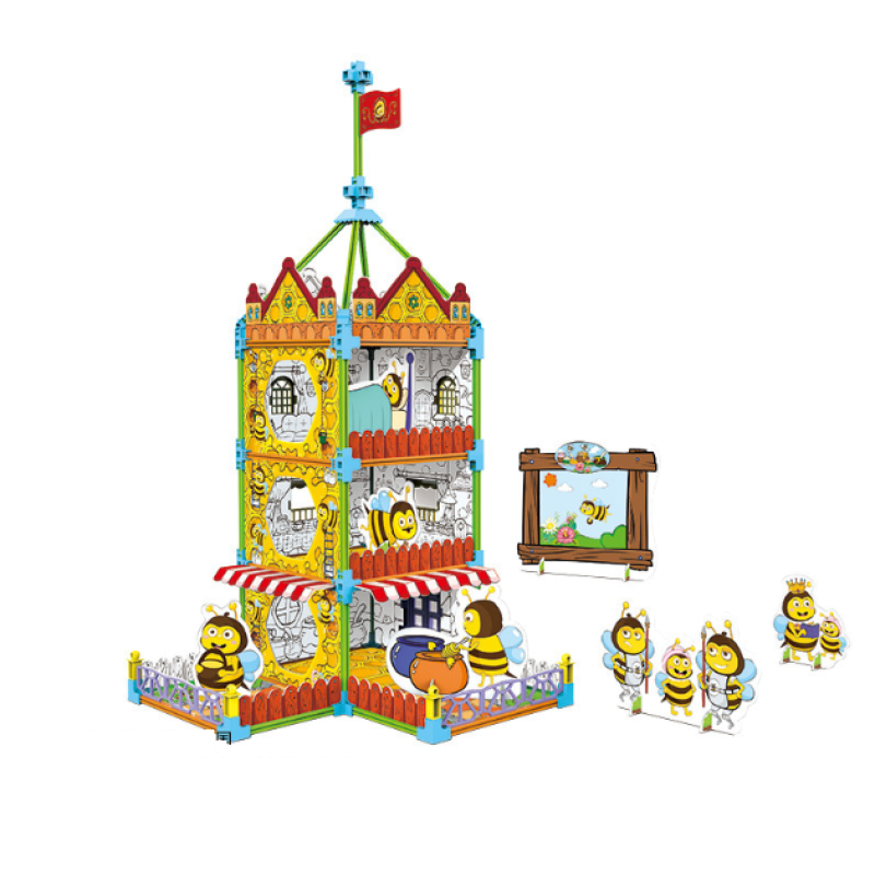 Конструктор раскраска "Замок пчёл"